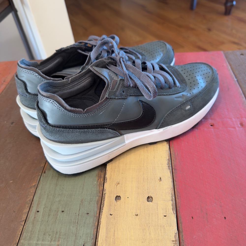 Nike Waffle One SE Anthracite Cool Grey Mens Sneakers DX9428-003 Size 8 - Picture 5 of 8